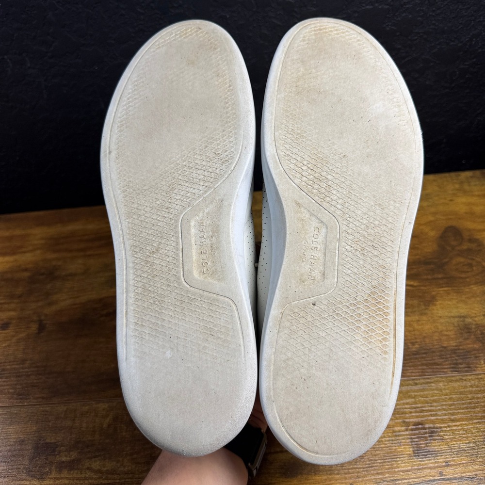 Cole Haan Grand Crosscourt C31436 White Leather Sneakers Mens 12M - Picture 5 of 7